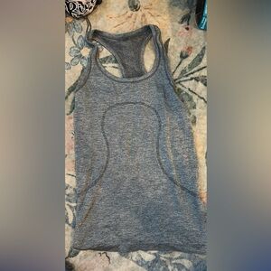 Lululemon Gray Racerback Tank Top